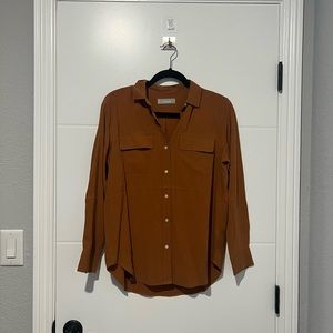Everlane silk shirt